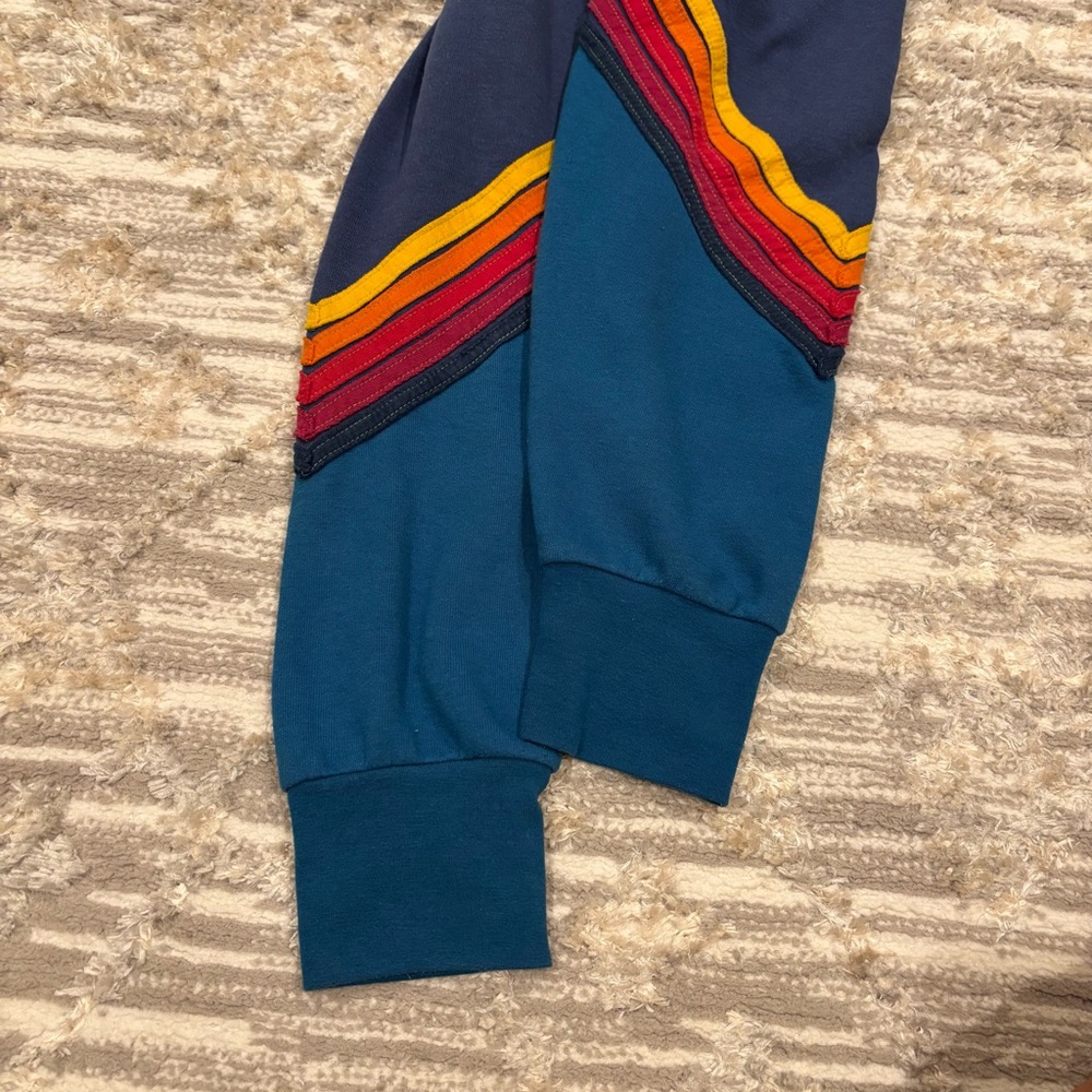 Aviator Nation Glider Stripe Rainbow Sweatpants Women’s Small Made In USA Read - Picture 4 of 16